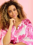 Zhenzi kjole - pink mix - Kjoler til plus size kvinder - Zhenzi