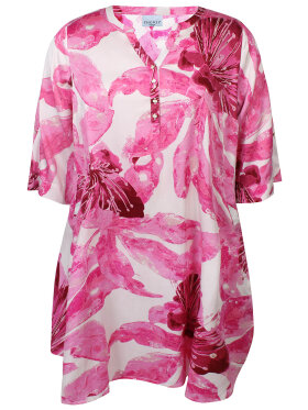 Zhenzi kjole - pink mix - Kjoler til plus size kvinder - Zhenzi