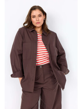 Wasabiconcept skjorte - brun - Overdele til Plus size - Wasabiconcept