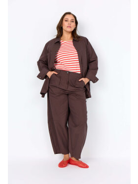 Wasabiconcept skjorte - brun - Overdele til Plus size - Wasabiconcept