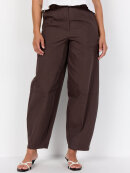 Wasabiconcept bukser - brun - Plus size bukser til kvinder - Wasabiconcept