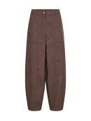 Wasabiconcept bukser - brun - Plus size bukser til kvinder - Wasabiconcept