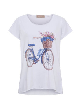 Marta T-Shirt - Bike/Lyseblå  - Dame - T-shirts - MARTA
