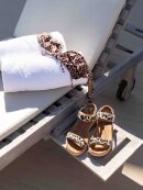 Woden sandal - Line - Leopard - Dame - Sandaler - Woden Woden sandal - Line - Leopard - Dame - Sandaler - Woden