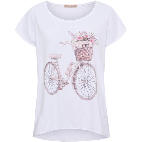 Marta T-Shirt - Bike/Lyserød - Dame - T-shirts - MARTA