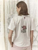 Love & Divine Skjorte - hvid/brodering - Skjorter til kvinder - love & divine