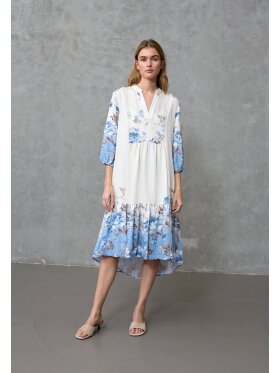 Love & Divine Kjole - off/blomst - Mellemlange kjoler - love & divine