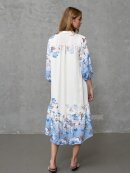 Love & Divine Kjole - off/blomst - Mellemlange kjoler - love & divine