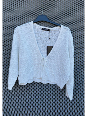 Signature bolero - off white - Lækre striktrøjer til kvinder - Signature