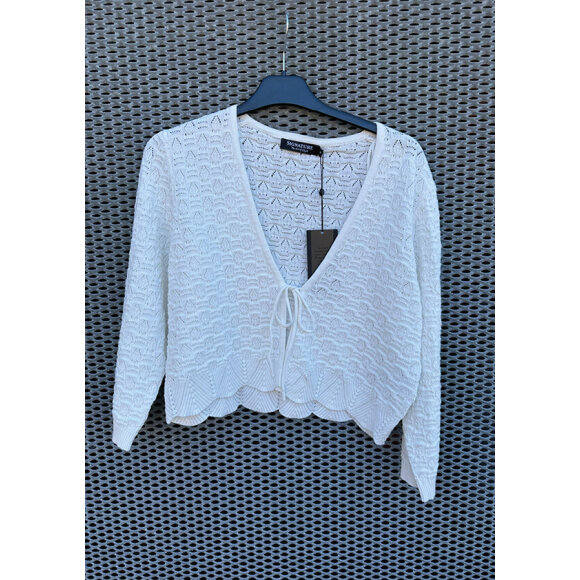 Signature bolero - off white - Lækre striktrøjer til kvinder - Signature