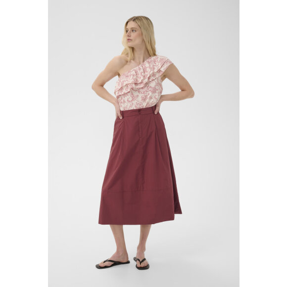 Part Two Nederdel - rød - Dame - Nederdele - Part Two