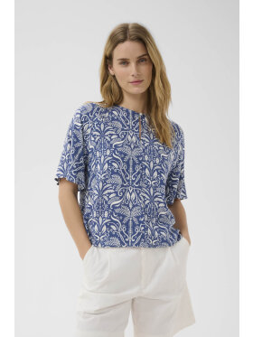 Part Two bluse - blå/off - Dame - Bluser - Part Two