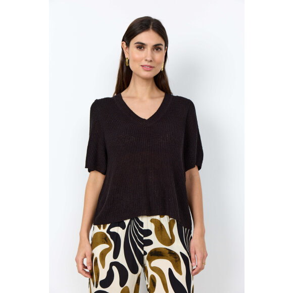 Soyaconcept Strik k/æ - sort - Lækre striktrøjer til kvinder - Soyaconcept 