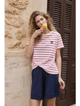 Fransa T-shirt - off/rød - Dame - T-shirts - FRANSA