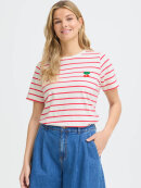 Fransa T-shirt - off/rød - Dame - T-shirts - FRANSA