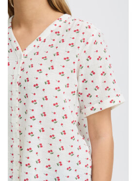 Fransa Skjorte - off/kirsebær - Skjorter til kvinder - FRANSA