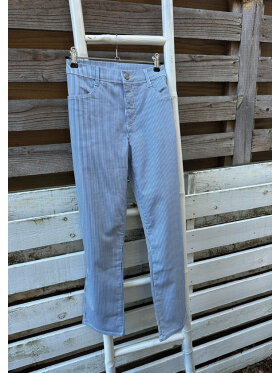 2-biz buks - blå/stribet - Dame - Bukser  - 2-Biz