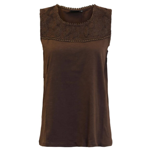 Brandtex top - brun - Toppe til dame - Sommertoppe mm. - Brandtex