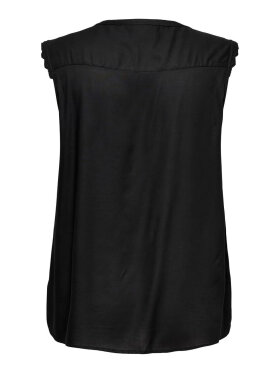 Only Carmakoma Top - sort - Overdele til Plus size - ONLY CarmaKoma