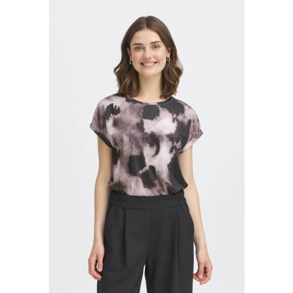 Fransa t-shirt- brun camouflage - Dame - Bluser - FRANSA