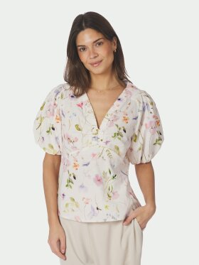 Neo Noir Bluse - blomster - Dame - Bluser - Neo Noir