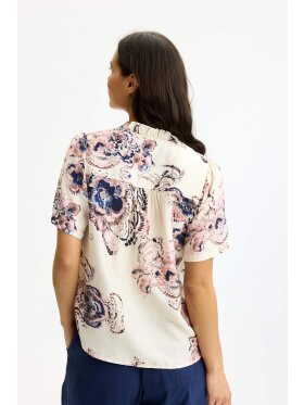 In front Bluse - rosa/blomster - Dame - Bluser - IN FRONT