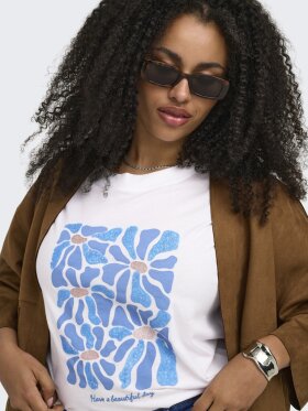 Only Carmakoma t-shirt - Overdele til Plus size - ONLY CarmaKoma