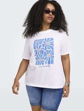 Only Carmakoma t-shirt - Overdele til Plus size - ONLY CarmaKoma