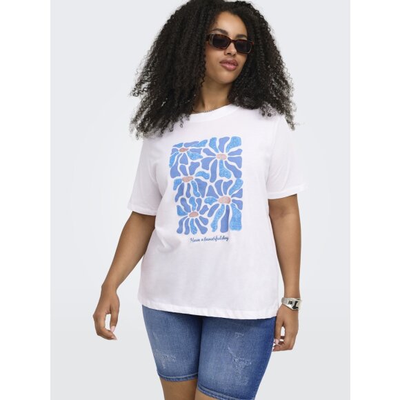 Only Carmakoma t-shirt - Overdele til Plus size - ONLY CarmaKoma
