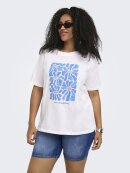 Only Carmakoma t-shirt - Overdele til Plus size - ONLY CarmaKoma