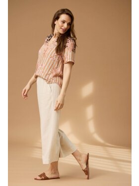 In Front Bluse - caramel/print - Dame - Bluser - IN FRONT