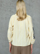 Love & Divine Bluse - gul/stribet - Dame - Bluser - love & divine