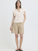 Fransa Top - hvid/blomstret - Toppe til dame - Sommertoppe mm. - FRANSA