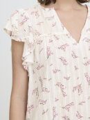 Fransa Top - hvid/blomstret - Toppe til dame - Sommertoppe mm. - FRANSA