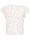 Fransa Top - hvid/blomstret - Toppe til dame - Sommertoppe mm. - FRANSA