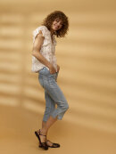 Fransa Top - hvid/blomstret - Toppe til dame - Sommertoppe mm. - FRANSA