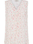 Fransa Top - pink/blomster - Toppe til dame - Sommertoppe mm. - FRANSA