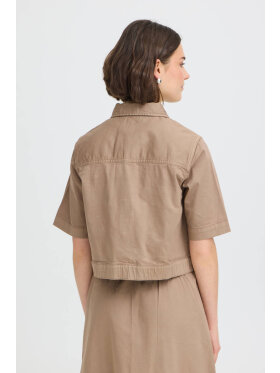 Fransa denimjakke - camel - Denim jakker - FRANSA