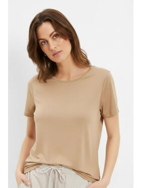 In Front T-Shirt - Beige - Dame - T-shirts - IN FRONT