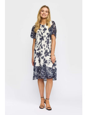 2-biz kjole - navy mix - Mellemlange kjoler - 2-Biz