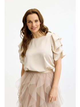 In Front Bluse - champagne - Dame - Bluser - IN FRONT
