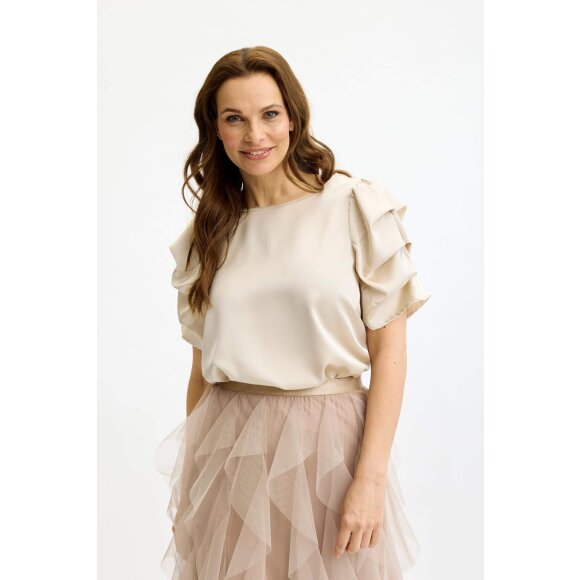 In Front Bluse - champagne - Dame - Bluser - IN FRONT
