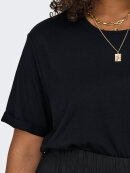 Only Camakoma t-shirt - sort - Overdele til Plus size - ONLY CarmaKoma
