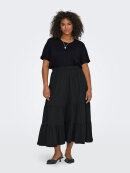 Only Camakoma t-shirt - sort - Overdele til Plus size - ONLY CarmaKoma