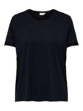 Only Camakoma t-shirt - sort - Overdele til Plus size - ONLY CarmaKoma
