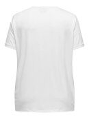 Only Carmakoma t-shirt - hvid - Overdele til Plus size - ONLY CarmaKoma