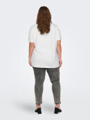 Only Carmakoma t-shirt - hvid - Overdele til Plus size - ONLY CarmaKoma