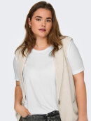 Only Carmakoma t-shirt - hvid - Overdele til Plus size - ONLY CarmaKoma