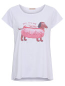 Marta T-Shirt - Hvid - Hot Dog - Dame - T-shirts - MARTA