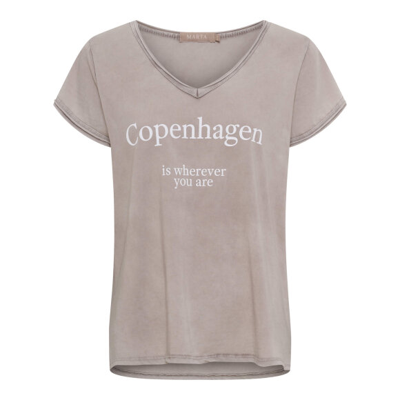 Marta T-shirt - fango - Dame - T-shirts - MARTA